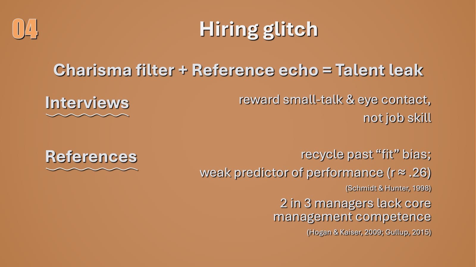 Hiring glitch