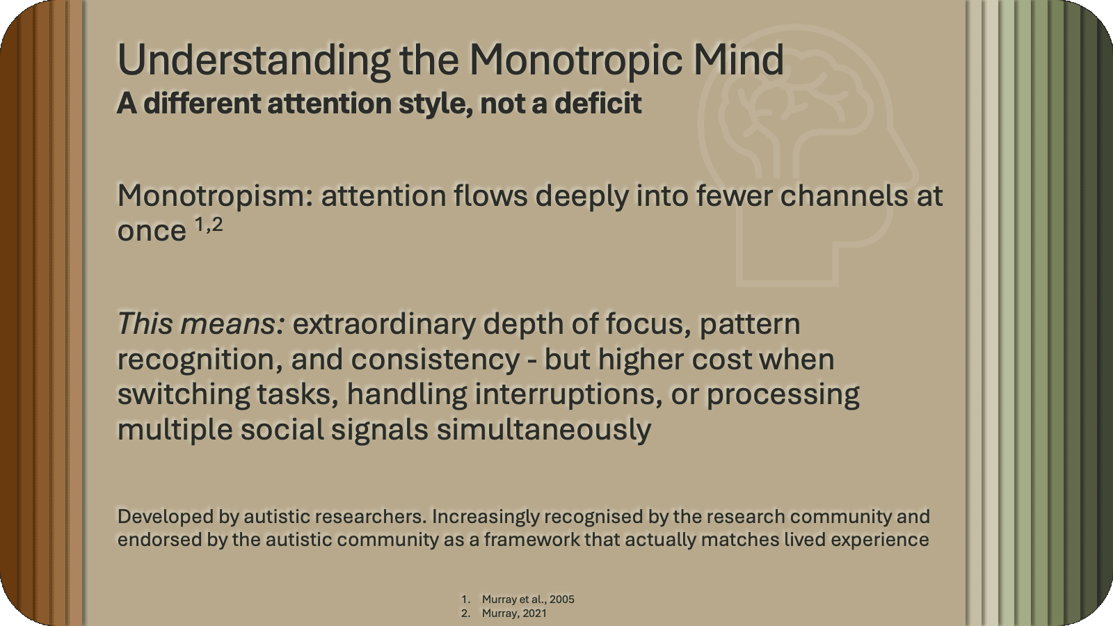 Understanding the Monotropic Mind