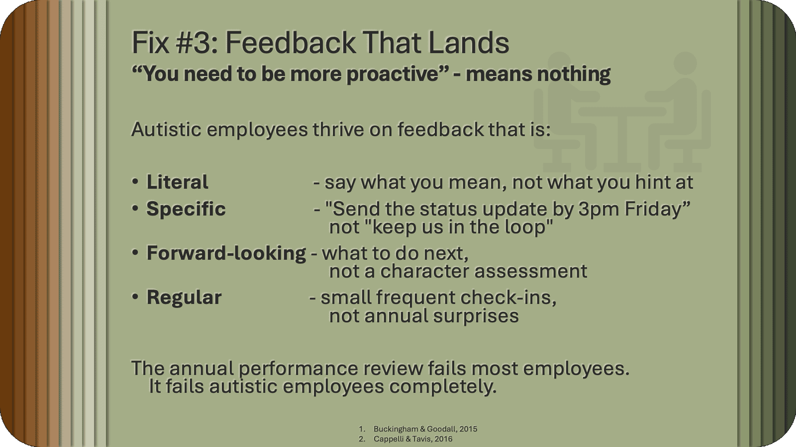 Fix #3: Feedback That Lands